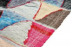 Marokkaanse Berber tapijt Boucherouite 135 x 275 cm