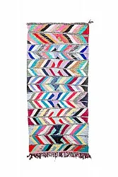 Marokkaanse Berber tapijt Boucherouite 150 x 320 cm