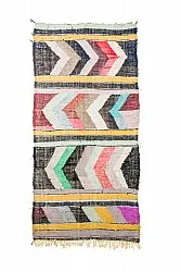 Marokkaanse Berber tapijt Boucherouite 130 x 260 cm