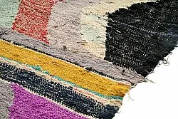 Marokkaanse Berber tapijt Boucherouite 130 x 260 cm