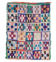 Marokkaanse Berber tapijt Boucherouite 195 x 150 cm