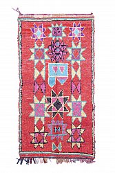 Marokkaanse Berber tapijt Boucherouite 280 x 150 cm