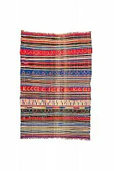 Marokkaanse Berber tapijt Boucherouite 165 x 235 cm