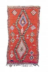 Marokkaanse Berber tapijt Boucherouite 250 x 130 cm