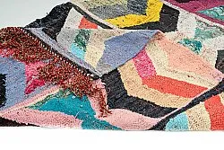 Marokkaanse Berber tapijt Boucherouite 130 x 290 cm