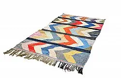 Marokkaanse Berber tapijt Boucherouite 135 x 250 cm