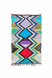Marokkaanse Berber tapijt Boucherouite 140 x 235 cm