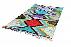 Marokkaanse Berber tapijt Boucherouite 140 x 235 cm