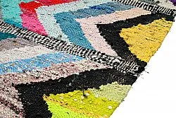 Marokkaanse Berber tapijt Boucherouite 145 x 270 cm