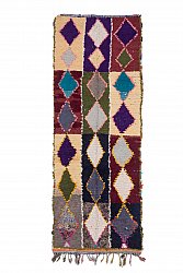 Marokkaanse Berber tapijt Boucherouite 300 x 110 cm