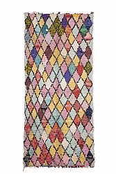 Marokkaanse Berber tapijt Boucherouite 240 x 125 cm