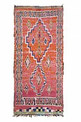 Marokkaanse Berber tapijt Boucherouite 275 x 130 cm