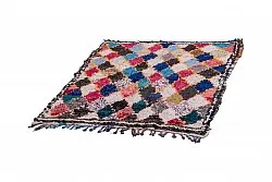 Marokkaanse Berber tapijt Boucherouite 185 x 150 cm