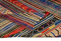 Marokkaanse Berber tapijt Boucherouite 165 x 235 cm