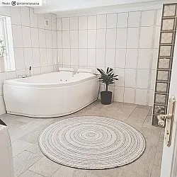 Rond vloerkleed - Brussels Weave (grijs)