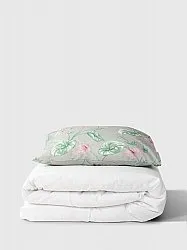 Dekbedovertrek set - Adella (groen/paars)