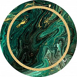 Ronde vloerkleden - Amelia (groen)