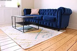 Hoogpolig vloerkleed - Merzouga (geel)