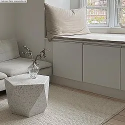 Wollen-vloerkleed - Avafors Wool Bubble (beige)