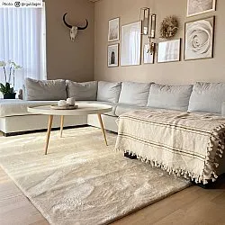 Hoogpolig vloerkleed - Aranga Super Soft Fur (beige)