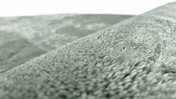 Ronde vloerkleden - Aranga Super Soft Fur (groen)