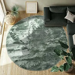 Ronde vloerkleden - Aranga Super Soft Fur (groen)