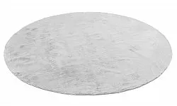 Ronde vloerkleden - Aranga Super Soft Fur (grijs)