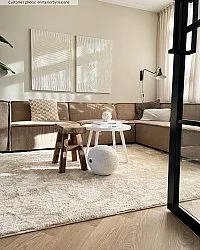 Hoogpolig vloerkleed - Aranga Super Soft Fur (beige)