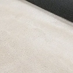 Asymmetrisch Golvend Shaggy Vloerkleed - Aranga Super Soft Fur (beige)