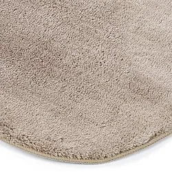 Asymmetrisch Golvend Shaggy Vloerkleed - Aranga Super Soft Fur (bruin)