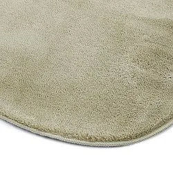 Asymmetrisch Golvend Shaggy Vloerkleed - Aranga Super Soft Fur (lichtgroen)