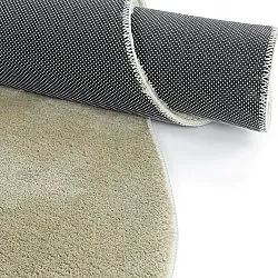 Asymmetrisch Golvend Shaggy Vloerkleed - Aranga Super Soft Fur (lichtgroen)