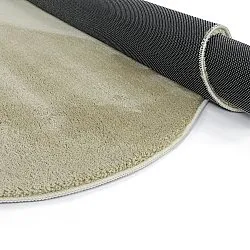 Asymmetrisch Golvend Shaggy Vloerkleed - Aranga Super Soft Fur (lichtgroen)