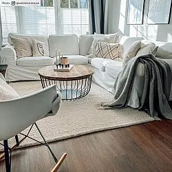 Wollen-vloerkleed - Avafors Wool Bubble (beige)