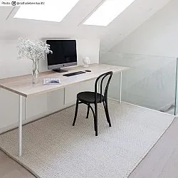 Wollen-vloerkleed - Avafors Wool Bubble (beige)