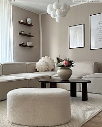 Wollen-vloerkleed - Avafors Wool Bubble (beige)