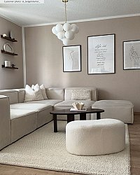 Wollen-vloerkleed - Avafors Wool Bubble (beige)