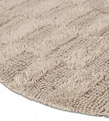 Ovale badmat - Bevin (beige)