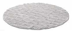 Ronde Badmat - Bevin (lichtgrijs)