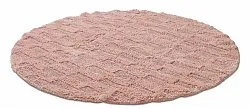 Ronde Badmat - Bevin (roze)