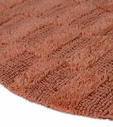 Ronde Badmat - Bevin (terracotta)