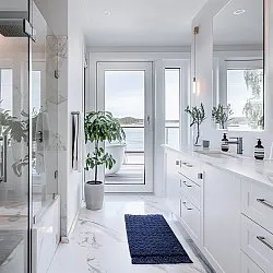 Badmat - Elvie (blauw)