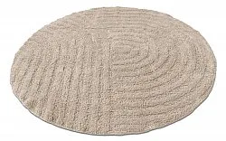 Ronde Badmat - Embla (beige)