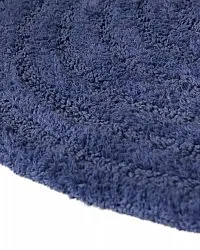 Ronde Badmat - Embla (blauw)