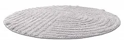 Ronde Badmat - Embla (lichtgrijs)