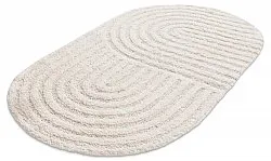 Ovale badmat - Embla (gebroken wit)