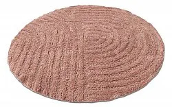 Ronde Badmat - Embla (roze)