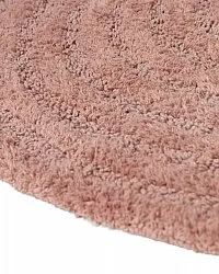 Ronde Badmat - Embla (roze)