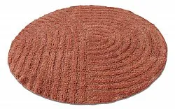 Ronde Badmat - Embla (terracotta)