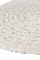 Ovale badmat - Evena (gebroken wit)